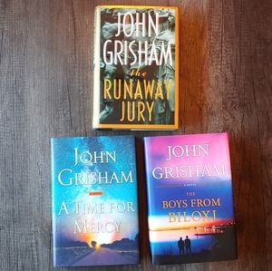 JOHN GRISHAM-3 Novel Hardcover 1ST EDITION Set New York Times Bestselling Author